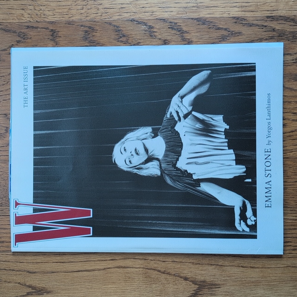 W Magazine The Art Issue Emma Stone Volume Six 2023
